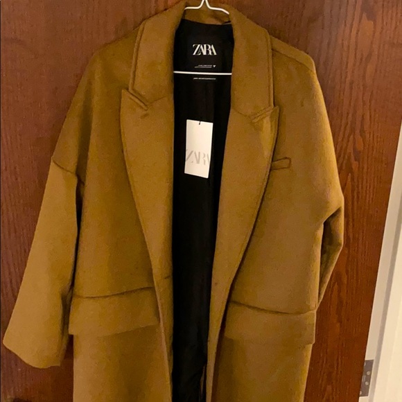 Zara Jackets & Blazers - Oversized lapel colllar coat